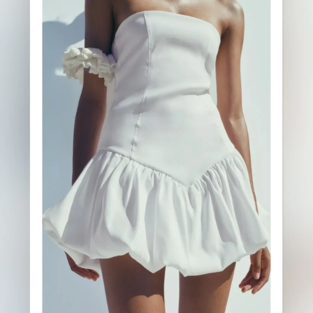 Zara Balloon Skirt Dress - Picture 3 of 6